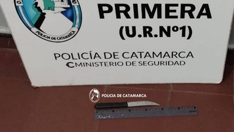 Apresan a un sujeto violento