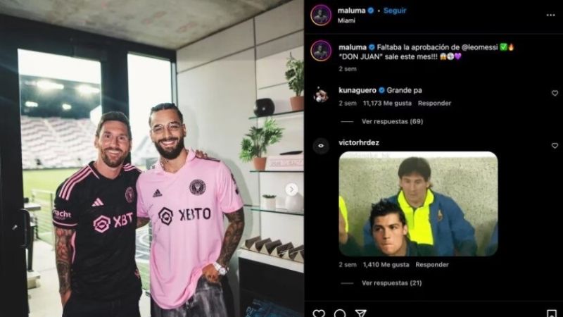 Messi en el video: "Trofeo", de Maluma