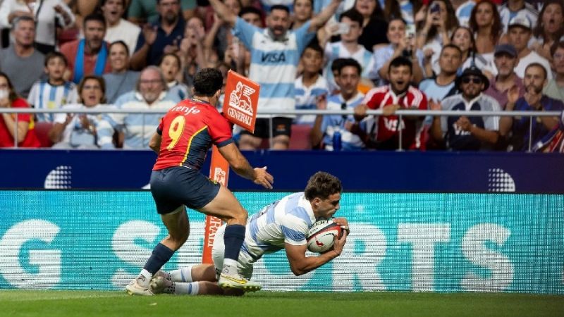 Los Pumas golearon a España en la previa del Mundial