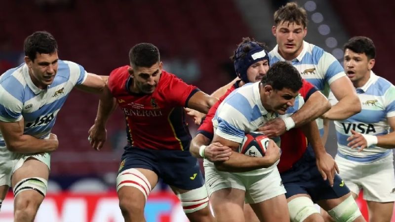 Los Pumas golearon a España en la previa del Mundial