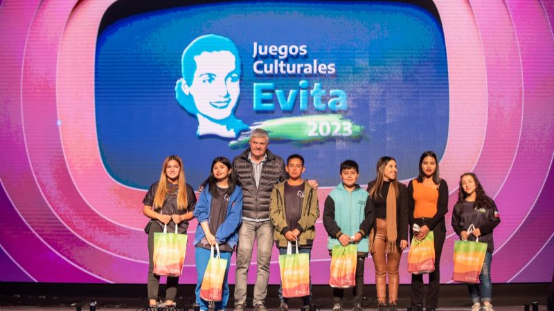 Fiesta en la final provincial de los Juegos Culturales Evita