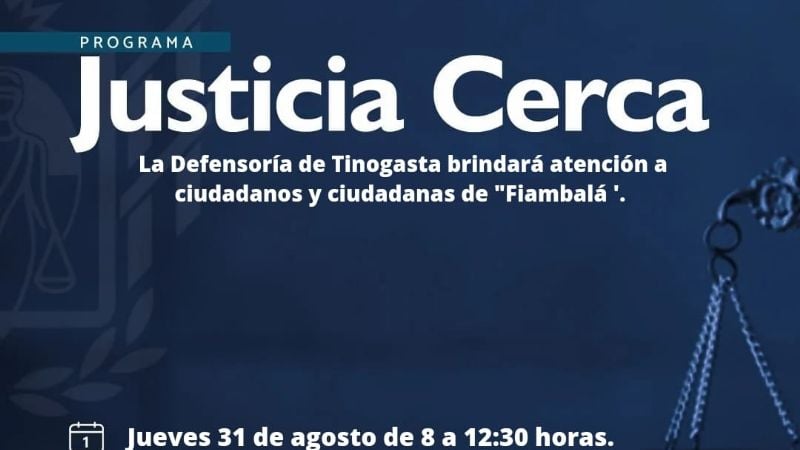 Justicia Cerca en Fiambalá