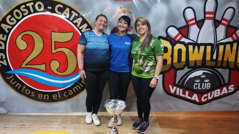 Exitoso torneo nacional de bowling en Villa Cubas