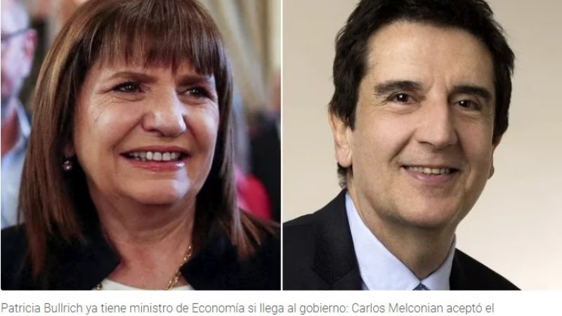 Melconian aceptó ser el ministro de Economía de Bullrich