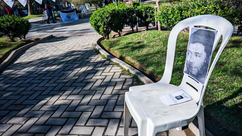 Diputados expuso "Sillas Vacías", una jornada de sensibilización y memoria