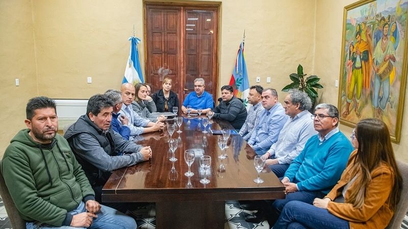 El gobernador Jalil se reunió con intendentes de Belén
