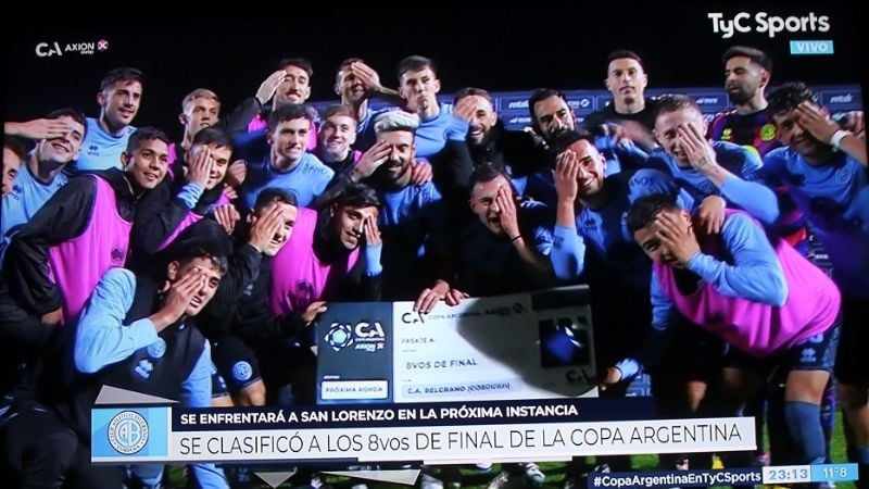 Ganó Belgrano y será rival de San Lorenzo, por Copa Argentina