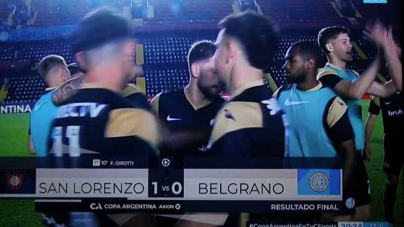 San Lorenzo eliminó a Belgrano de la Copa Argentina