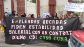 Trabajadoras de Casa Cuna protestan contra las malas condiciones laborales