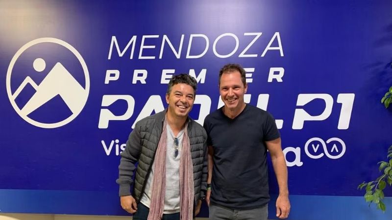 Gallardo espectador del Mendoza Premier Padel P1