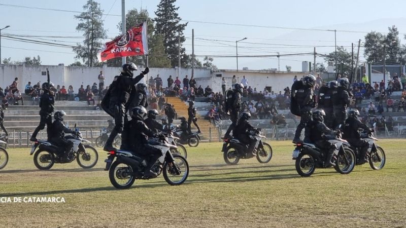 Se realizó la primer jornada de destrezas policiales en Valle Viejo
