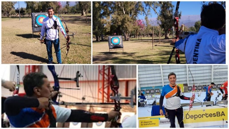 Marcelo Álvarez fue convocado por la Selección Argentina de Tiro con Arco