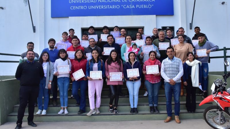 Curso de Podador Frutícola: entrega de certificados en Los Altos