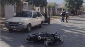 Motociclista impactó contra un carro