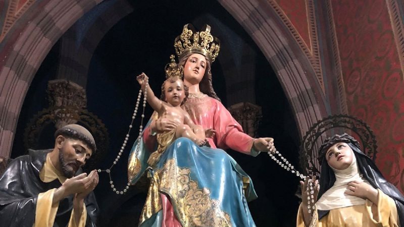 Festividades de la Virgen del Rosario en Paclín
