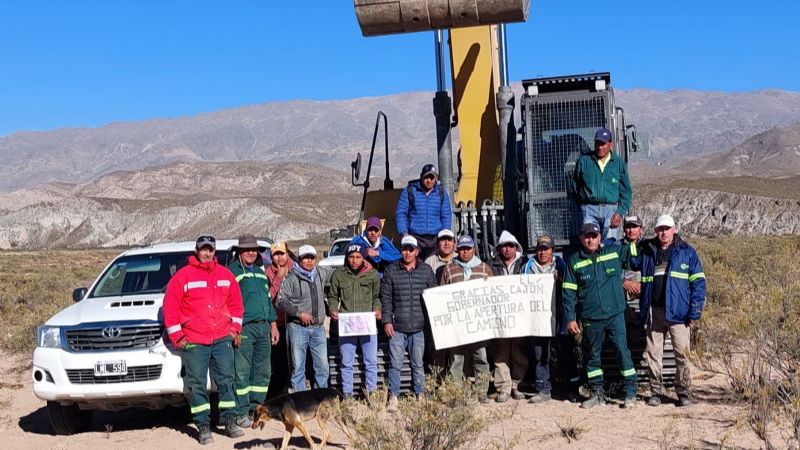 Apertura de traza comunidad diaguita en Santa Maria