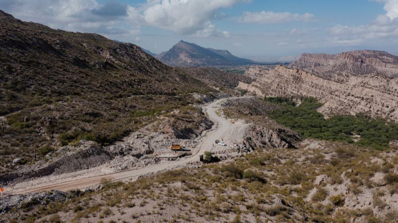 Avanza la pavimentación de Ruta 43 en el tramo Villa Vil-Barranca Larga