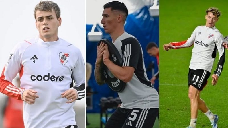 Cambios de números en los dorsales de River