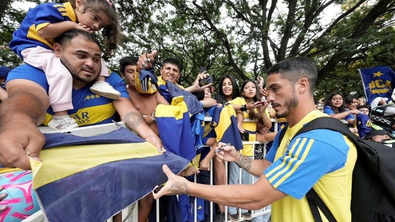 Locura en Salta con los hinchas de Boca