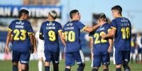 DEBUT CON TRIUNFO de Rosario Central, al vencer por penales a Liverpool, en Uruguay.