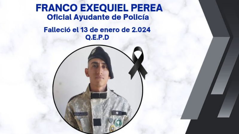 Falleció un oficial ayudante