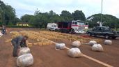 Incautan más de 2.800 kilos de marihuana ocultos en el semirremolque de un camión