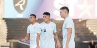 EL CHUMBICHANO NICOLÁS ROMERO (20), en los movimientos precompetitivos, hoy, en Uruguay. Fue titular y jugó todo el partido.
