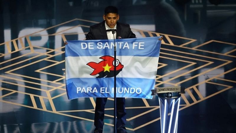 Hincha de Colón, ganó el The Best a la “mejor afición”