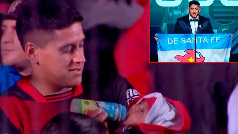 Hincha de Colón, ganó el The Best a la “mejor afición”