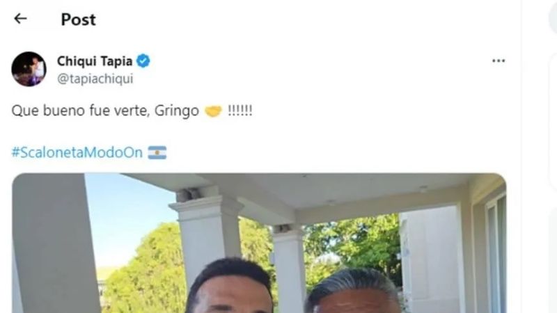 Scaloni-Tapia sin precisiones; pero con posteo auspicioso