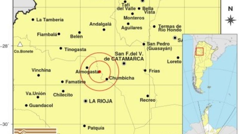 Martes con 3 sismos en la provincia