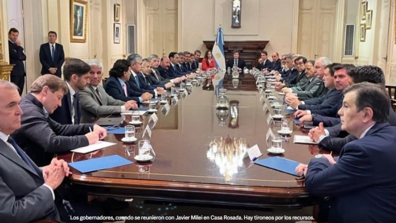 El aviso de la Casa Rosada a los gobernadores: “Si no hay ley ómnibus, no se toca Ganancias“