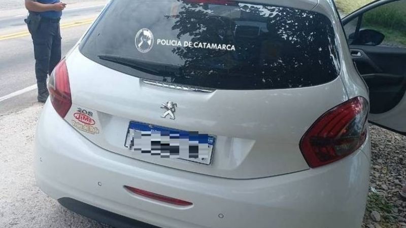 Un auto mellizo fue incautado en Capayán