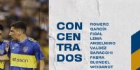 Los convocados de Boca para el amistoso, de este sábado, frente a Talleres.