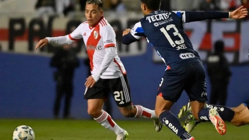 River rescató un empate, tras sufrir errores propios