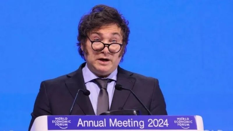 Desconcierto y críticas a Milei, en el Foro de Davos