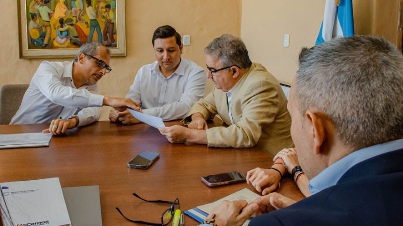 Con fondos provinciales se terminarán  obras de cloacas y viviendas en Tinogasta