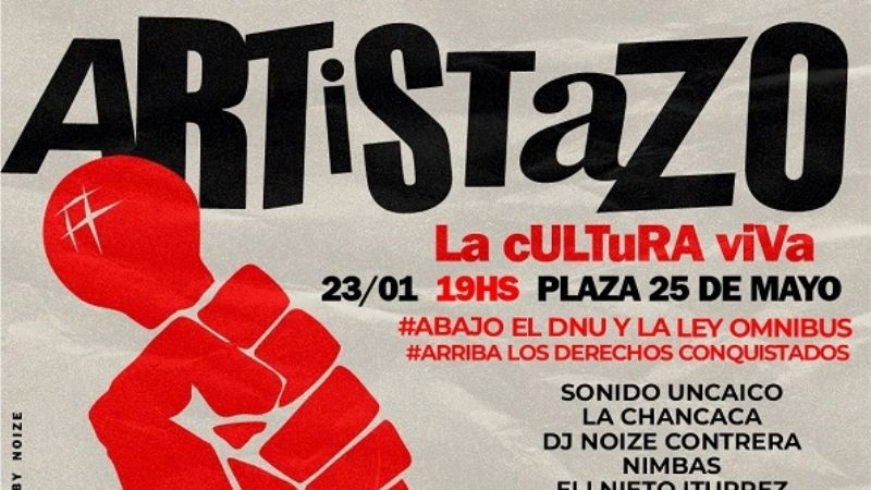 Organizan el festival "Artistazo, la Cultura Viva"