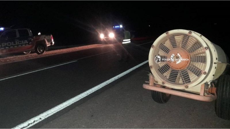 Robaron una máquina fumigadora