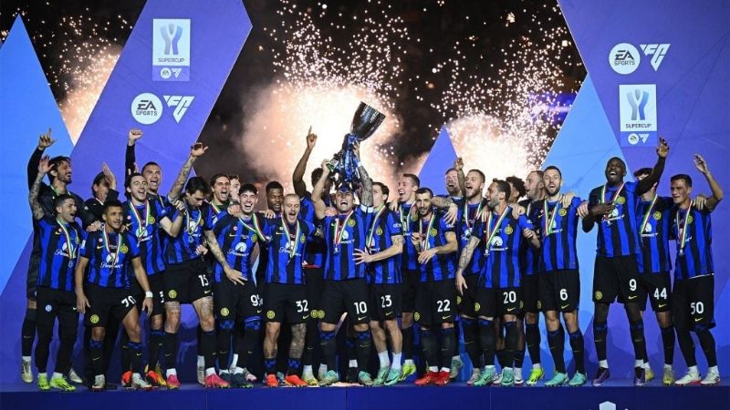 Lautaro Martínez hizo Supercampeón de Italia al Inter