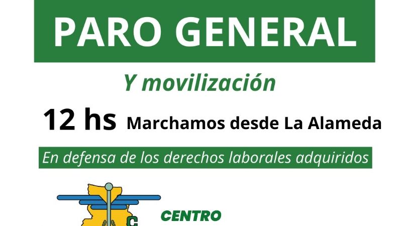 La movilización de la CGT comenzará a las 12