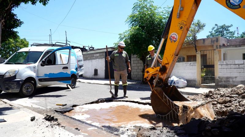 Operativo de reparación de fugas para prevenir el dengue