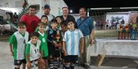 Los Leones, campeones de la Categoría Infantil. 