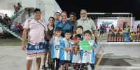 Los Pibes, campeones de la Categoría Alevín. 