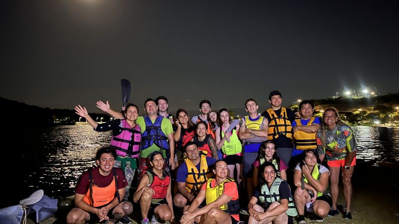 Kayak en luna llena: la gente vivió sensaciones únicas en el Jumeal