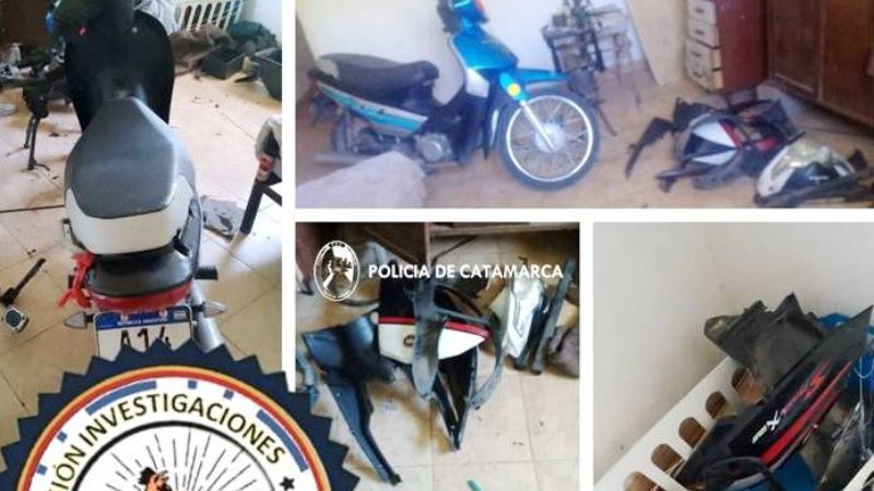 En allanamientos secuestran tres motos