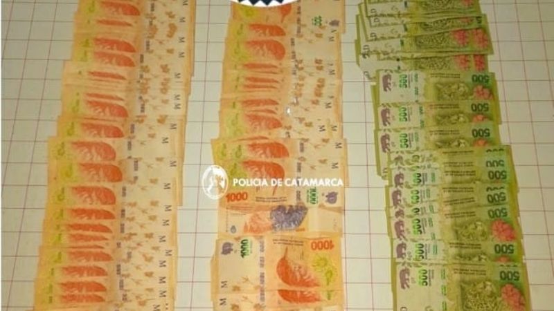 Le robaron $100.000 pesos y la policía recuperó toda la plata