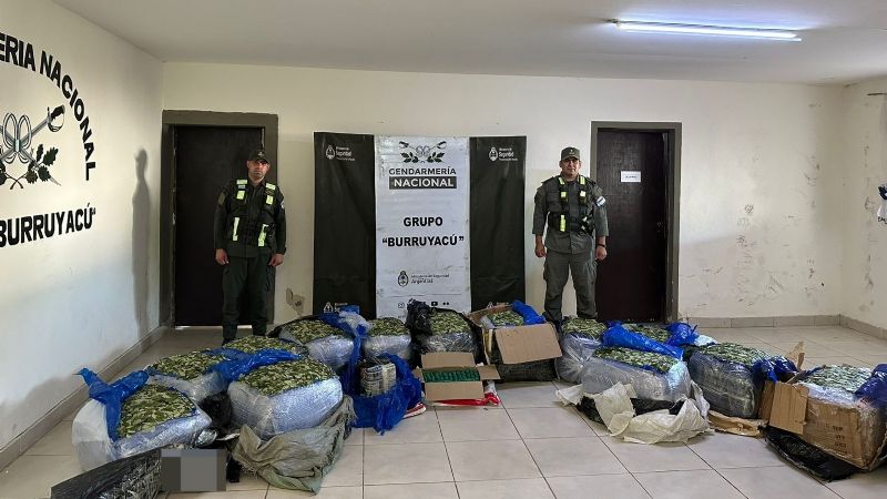 Enviaban 10 kilos marihuana y 300 kilos de hojas de coca por enconmienda