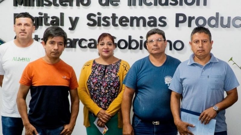 Trabajadores de Caminos S.A se reunieron con autoridades provinciales