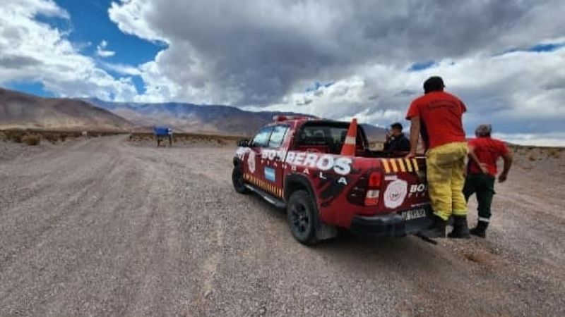 Rescatan a ciudadano de nacionalidad rusa que quedó varado en plena cordillera